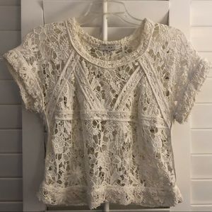 IRO white knit top